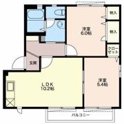 シャルム瀬名?Bの間取り画像