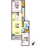 D craft 谷田の間取り画像