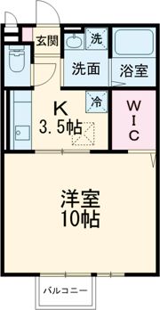 モナリエ・キャンドルの間取り画像