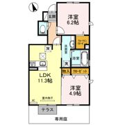 エタン・リジエール A棟の間取り画像