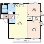 ガーデンコート千代田?Aの間取り画像