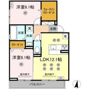ブルシアの間取り画像
