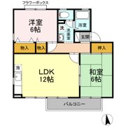 メルベーユ葛木 Bの間取り画像