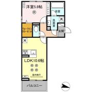 D-resena大橋Ⅰの間取り画像