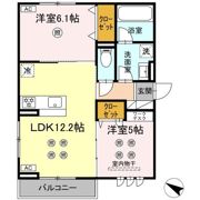 D-resena大橋Ⅱの間取り画像