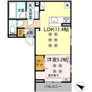 D-resena大橋Ⅱの間取り画像