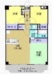 トレインピア国分の間取り画像