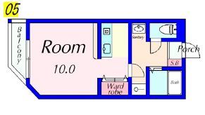 フェイム瀬田の間取り画像