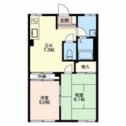 ハシェンダハイツ Bの間取り画像