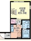 クレール霞の間取り画像