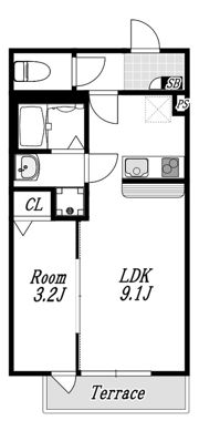クレストパレス八柱の間取り画像
