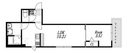クレストパレス八柱の間取り画像