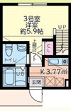 クレール霞の間取り画像