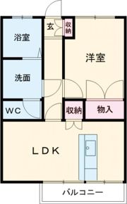 ポートタウン大津 Bの間取り画像