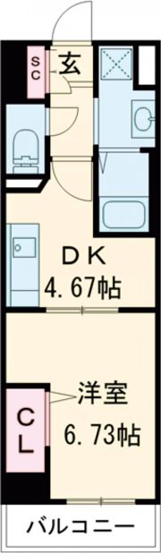 Prosperer光明の間取り画像
