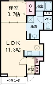 P’ル・パレの間取り画像