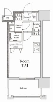 エンクレストALIVE白金の間取り画像