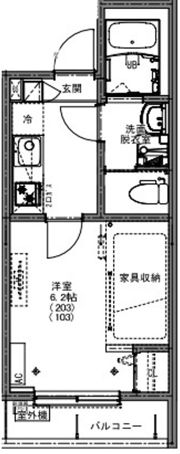 KEIAI RESIDENCE 西所沢の間取り画像
