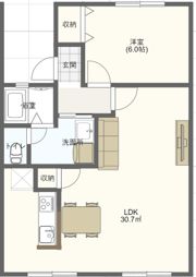 オレンジヒルズの間取り画像