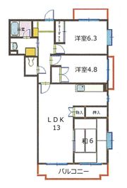 Kボヌールの間取り画像