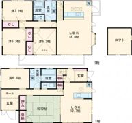 あきる野市雨間戸建の間取り画像