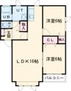 ハーモニーパレスⅡの間取り画像