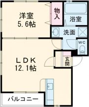 クロエヒルズの間取り画像