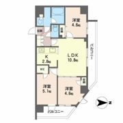 シャーメゾンステージ国立Iの間取り画像