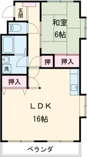 コンフォート21の間取り画像