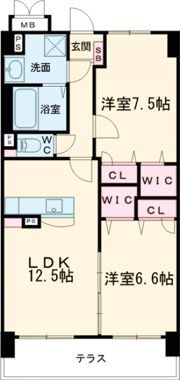 エフコートの間取り画像