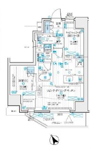 デュオステージ藤沢の間取り画像