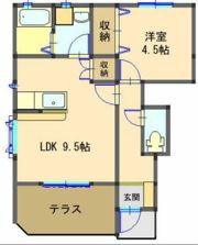 プルミエールBの間取り画像