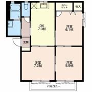 ヴィヴレ Bの間取り画像