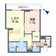 シャーメゾンプレミア鹿児島駅前の間取り画像