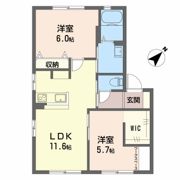 パレス司 Cの間取り画像