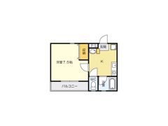 かでんハイツの間取り画像