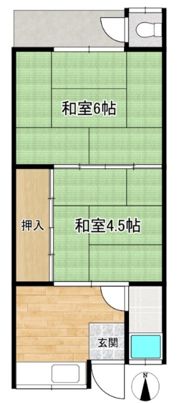 乙井マンションの間取り画像