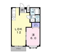 エルディム齋藤Ⅰの間取り画像