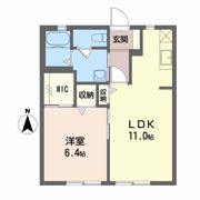 ラ・ヴィラージュ Fの間取り画像