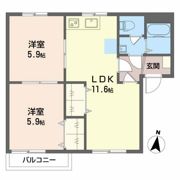 サンモール塚本?Cの間取り画像