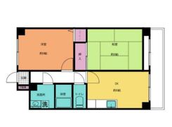 アメニティ別府の間取り画像