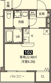 ネクスタージュ新松戸の間取り画像