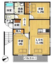 ファミリアーレ金屋の間取り画像