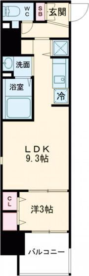 ArtizA堺の間取り画像