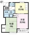 メゾン来光Bの間取り画像