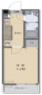 ユニーベール美しが丘の間取り画像