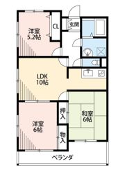 グランメールの間取り画像