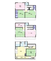 的場北1丁目貸家の間取り画像