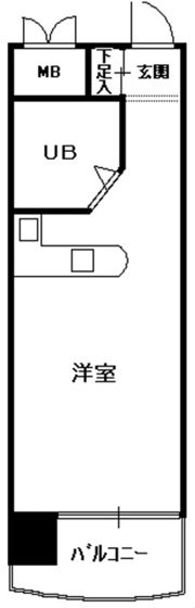 ロマネスク博多駅前の間取り画像