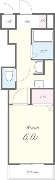 ポレール新石切の間取り画像